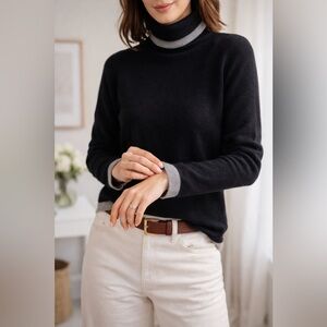 WENDY B. | Cashmere Turtle Neck Sweater